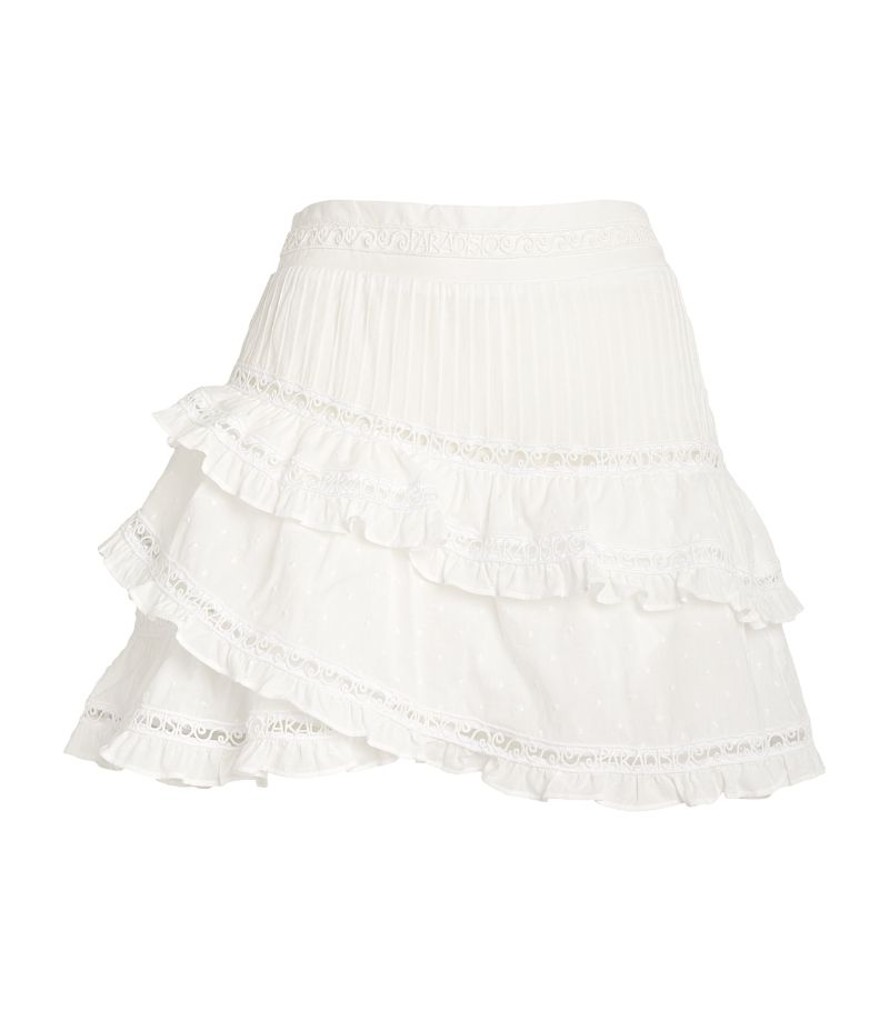  Maje Tiered Mini Skirt