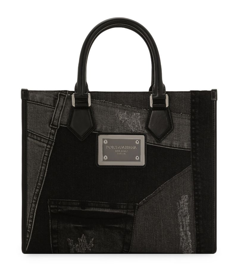 Dolce & Gabbana Dolce & Gabbana Patchwork Jean Tote Bag