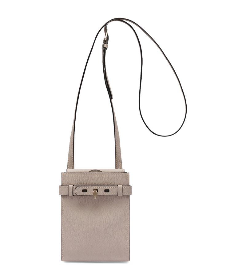 Valextra Valextra Micro Leather Brera B-Tracollina Slim Cross-Body Bag