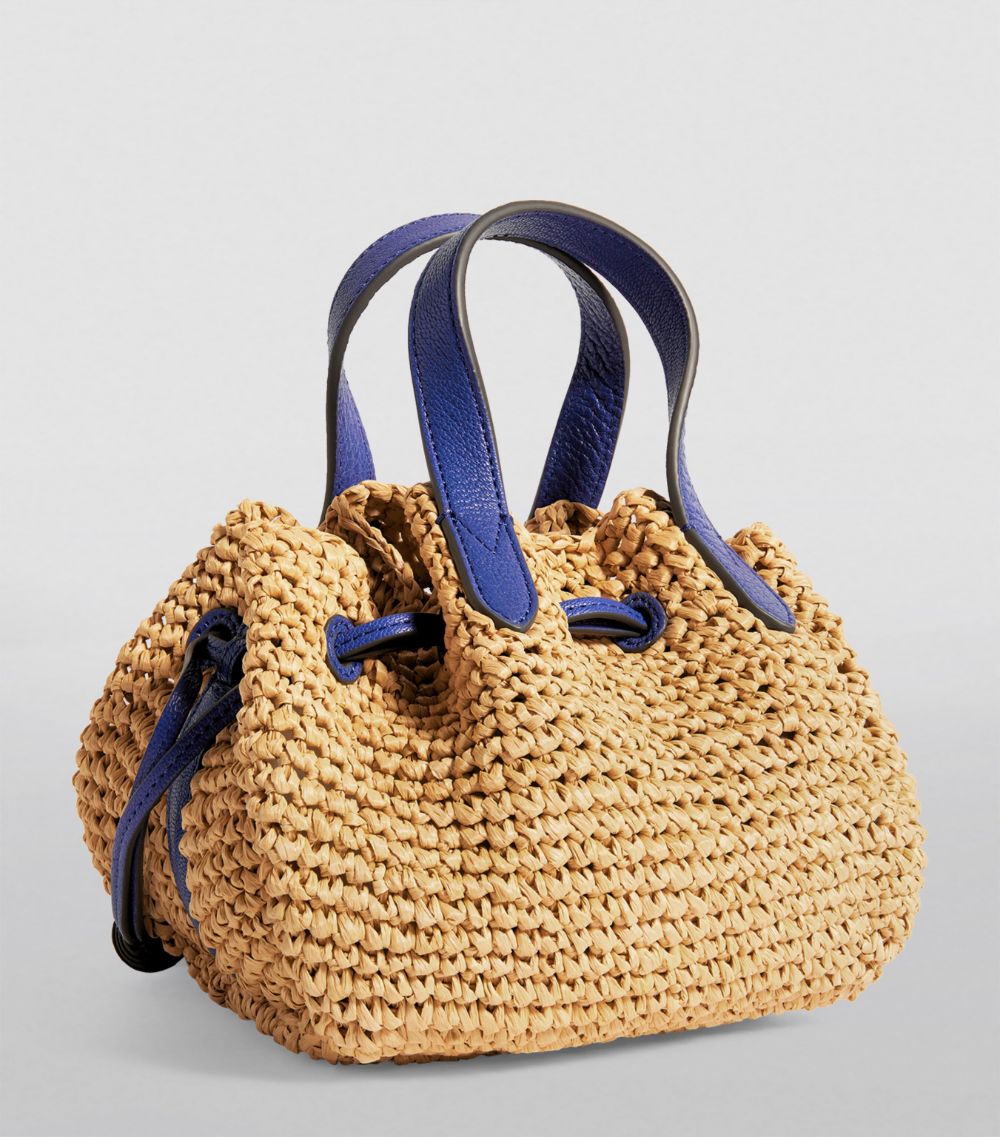 Anya Hindmarch Anya Hindmarch Small Raffia Tote Bag