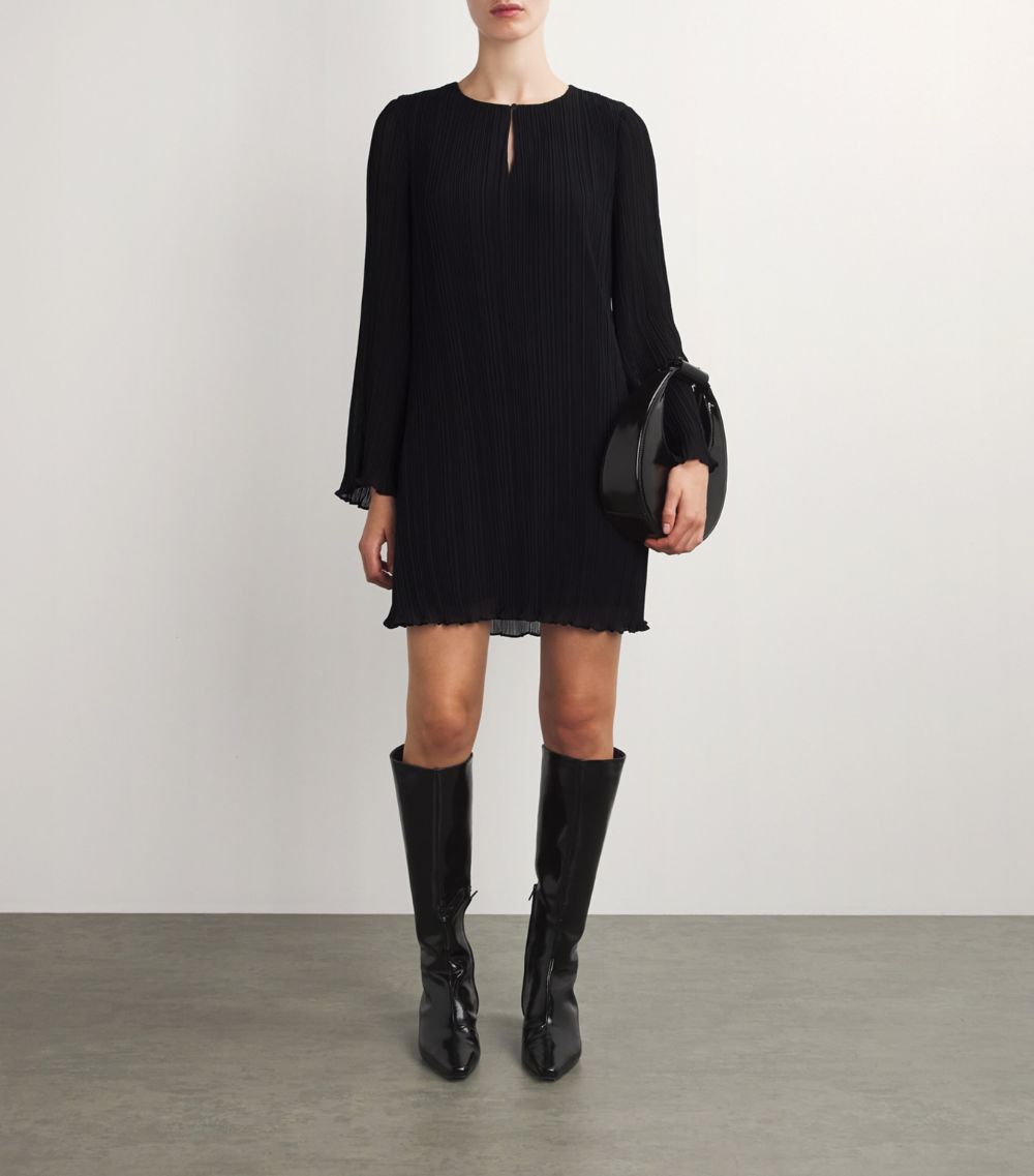  Claudie Pierlot Pleated Mini Dress