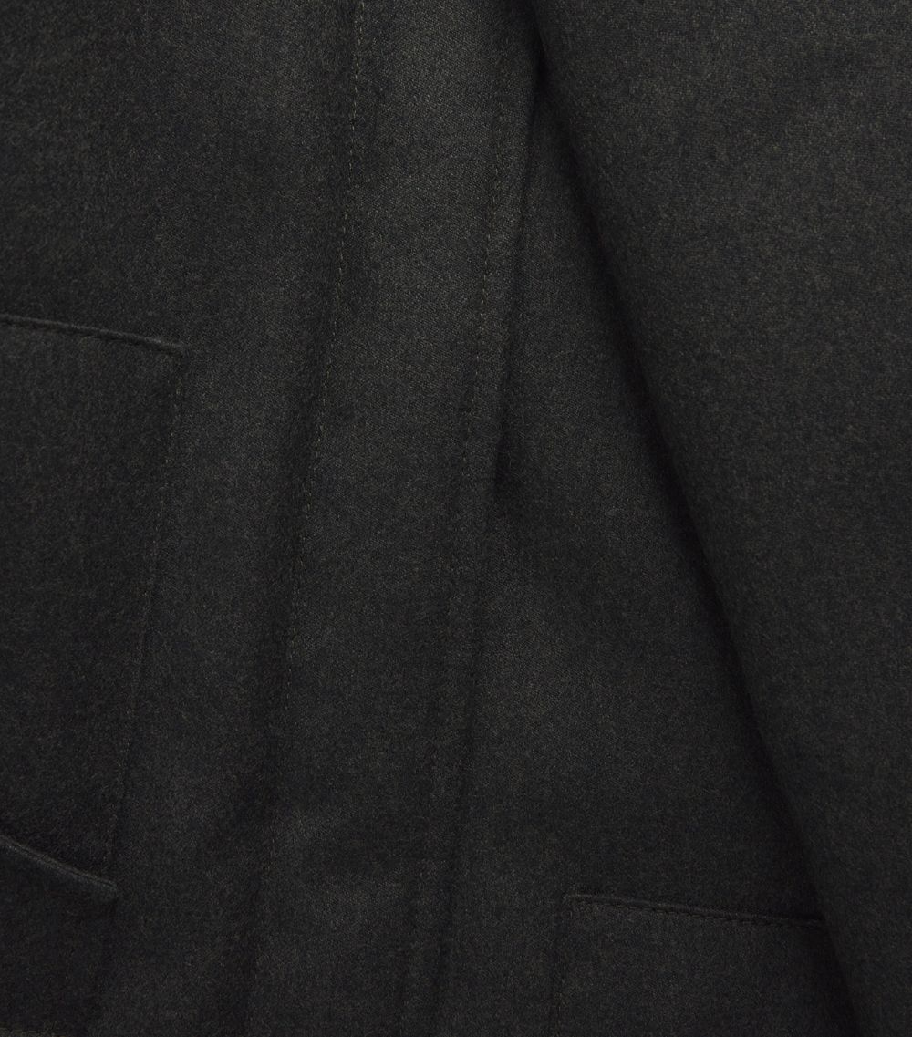 Canali Canali Wool Reversible Coat