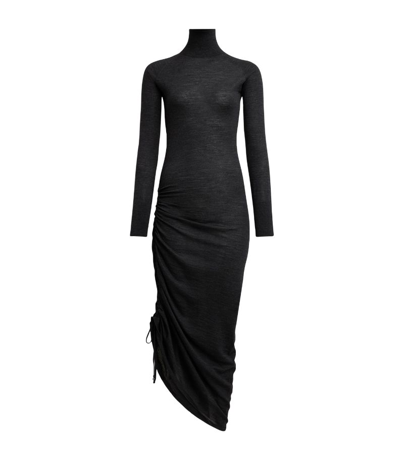 Alaïa Alaïa Ruched Midi Dress