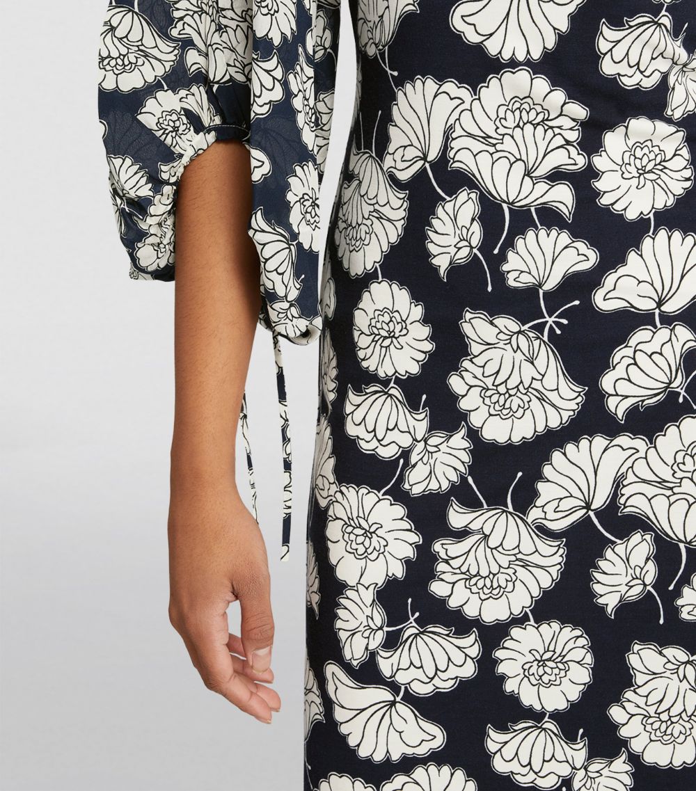 Weekend Max Mara Weekend Max Mara Floral Ruched-Sleeve Dress