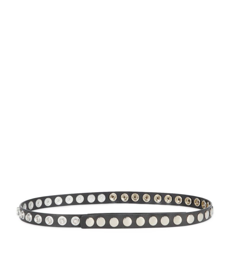 The Kooples The Kooples Press Stud Leather Belt