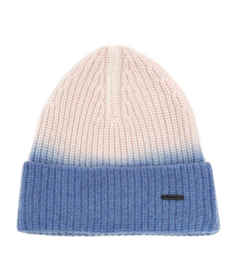 Jw Anderson Jw Anderson Merino Wool Gradient Beanie