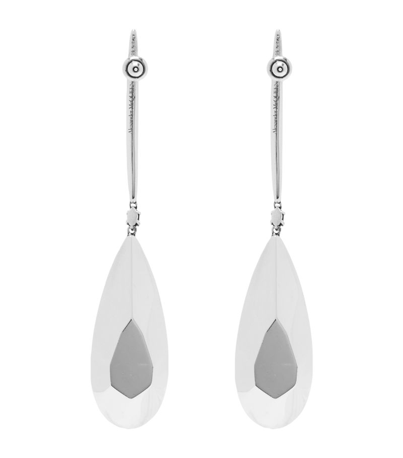 Alexander McQueen Alexander Mcqueen Crystal-Embellished Drop Earrings