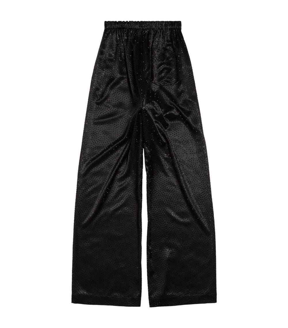 Balenciaga Balenciaga Embellished Pyjama Trousers