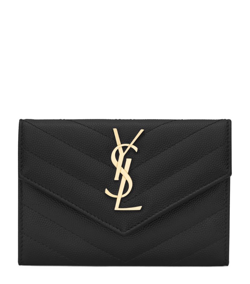 Saint Laurent Saint Laurent Leather Quilted Wallet