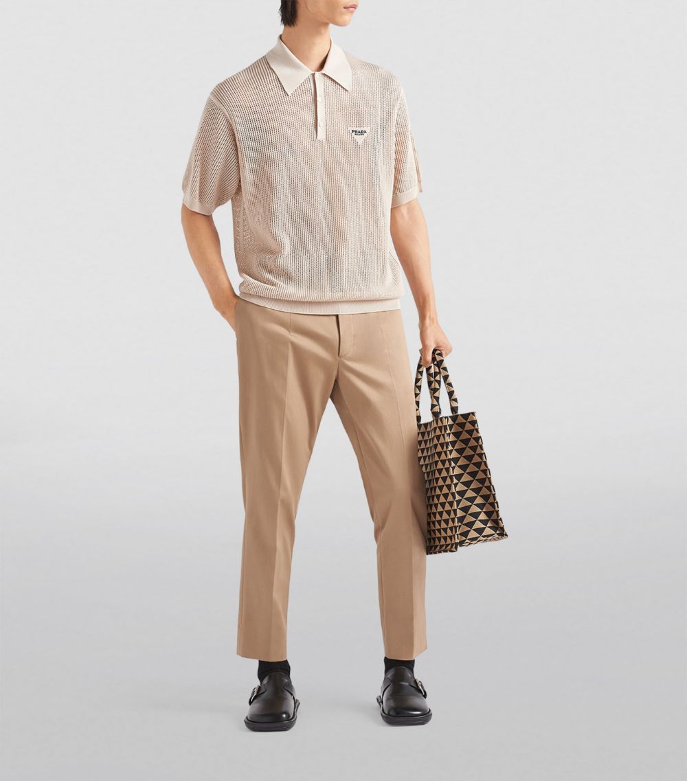 Prada Prada Cotton Gabardine Trousers