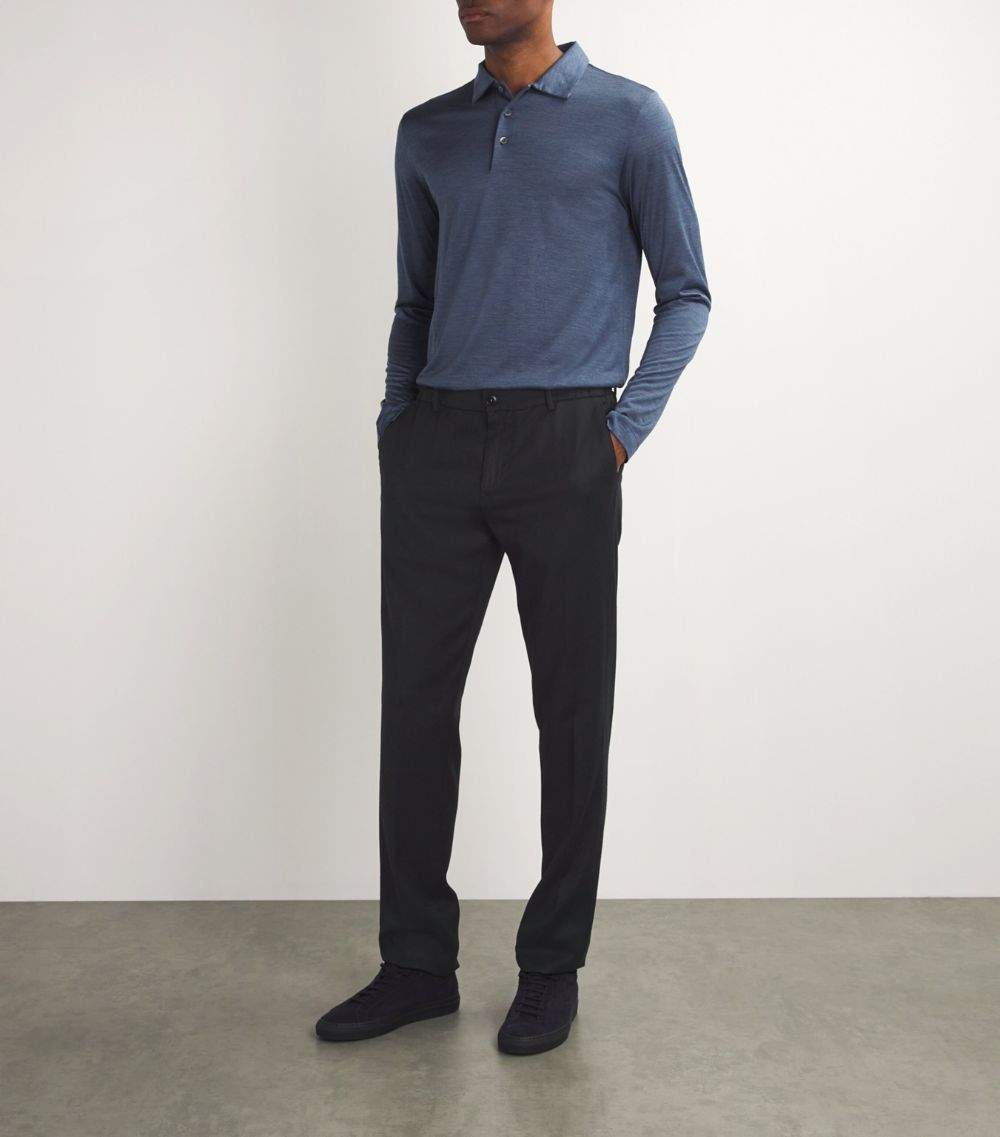 Canali Canali Cashmere Straight Trousers