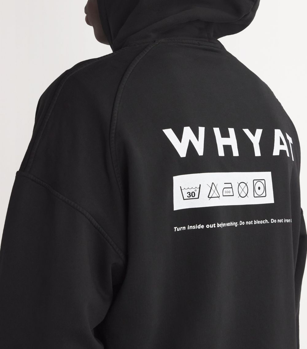  Whyat Organic Cotton Printed Hoodie