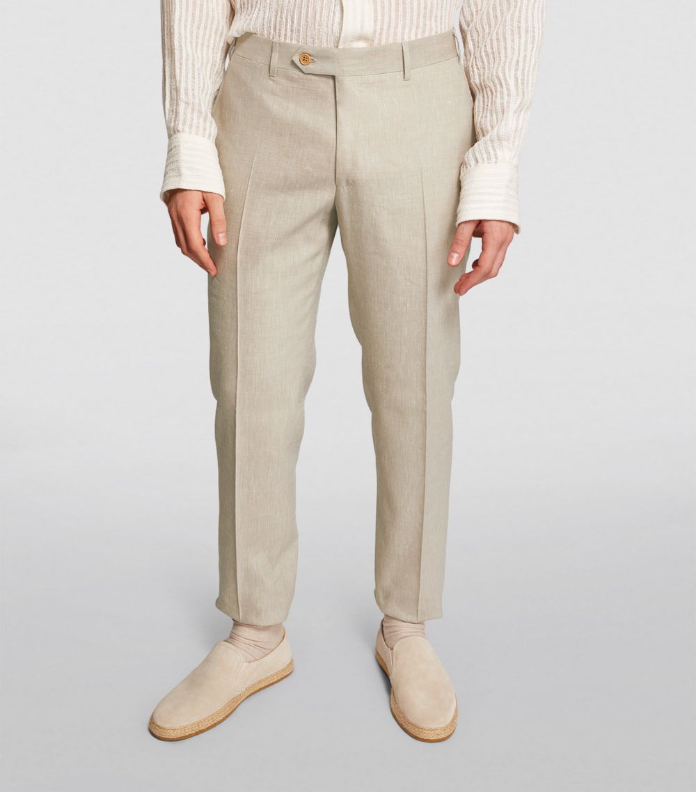 Canali Canali Linen-Wool Two-Piece Suit