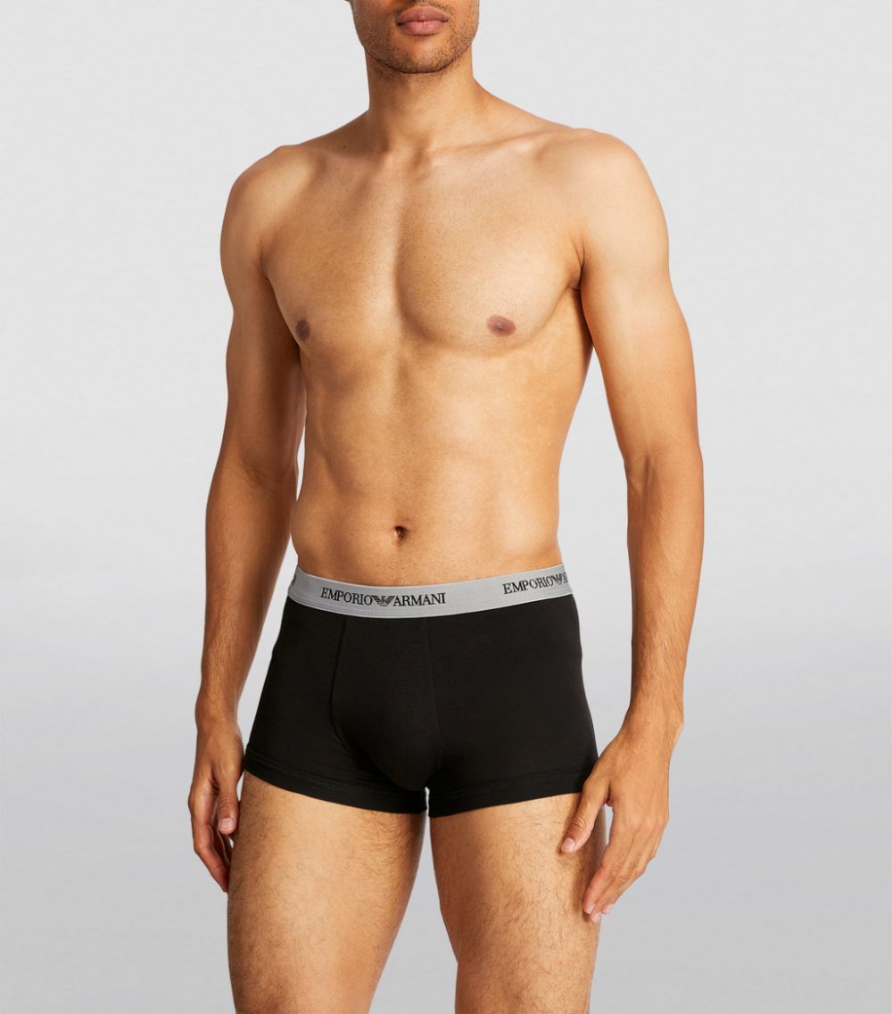 Emporio Armani Emporio Armani Stretch-Cotton Trunks (Pack Of 3)