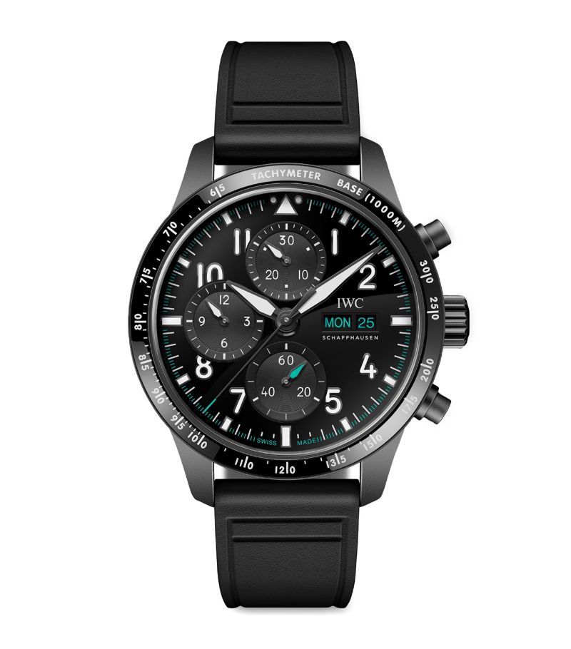 Iwc Schaffhausen Iwc Schaffhausen X Mercedes-Amg Petronas Ceratanium Pilot'S Performance Chronograph Watch 41Mm