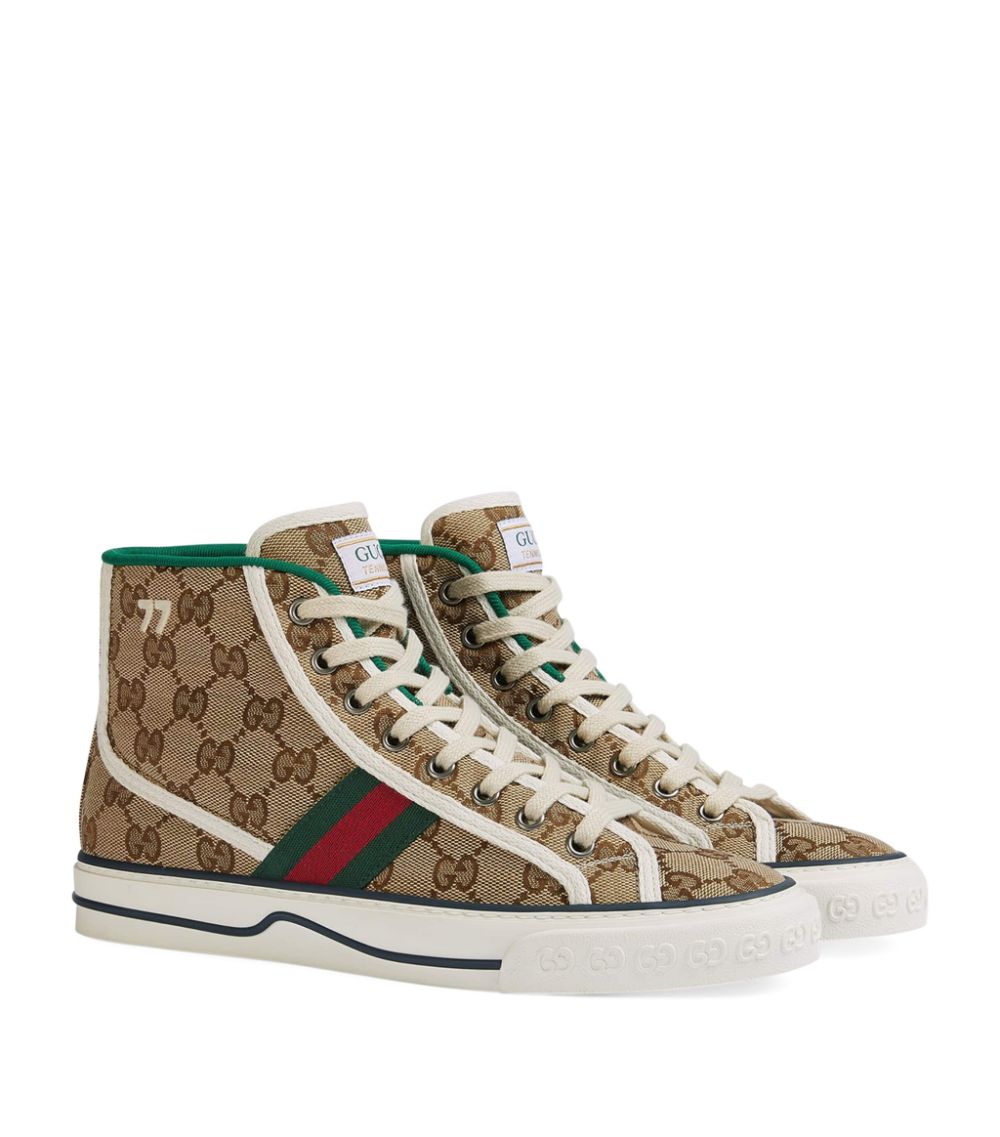 Gucci Gucci Canvas Tennis 1977 High-Top Sneakers