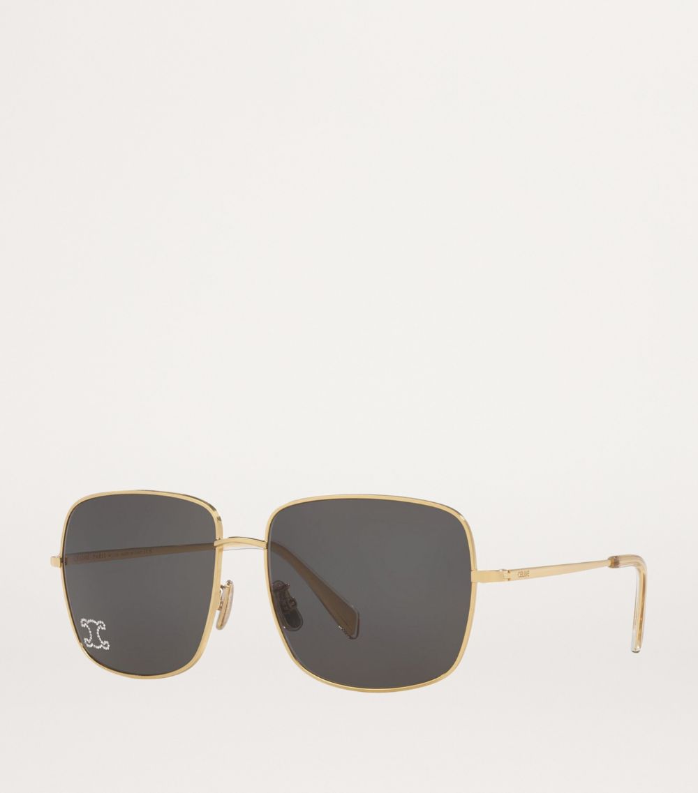 Celine Celine Rhinestone Triomphe Sunglasses