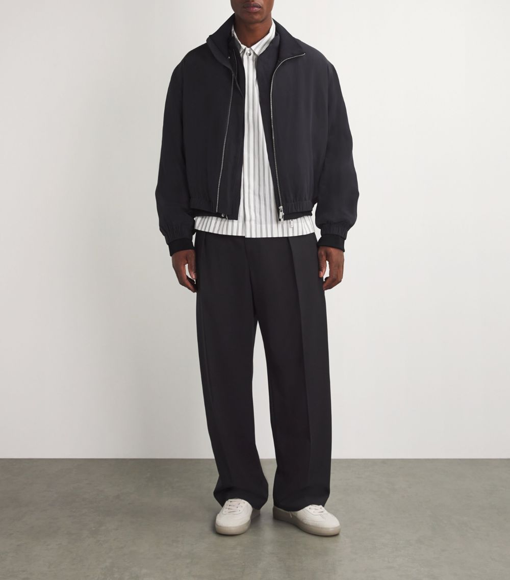 Helmut Lang Helmut Lang Silk Bomber Jacket