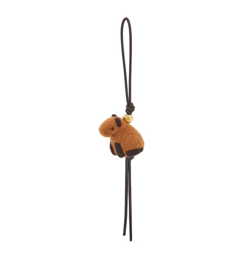 Loewe Loewe Felt Capybara Charm