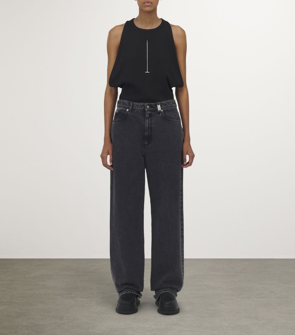 Alexander McQueen Alexander Mcqueen Wide-Leg Jeans