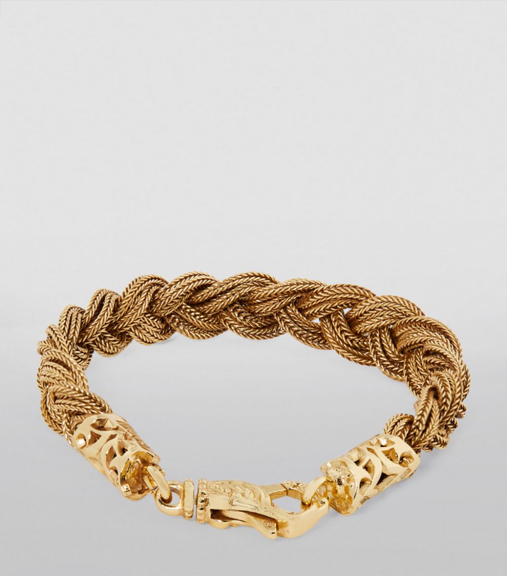 Emanuele Bicocchi Emanuele Bicocchi Gold-Plated Braided Bracelet