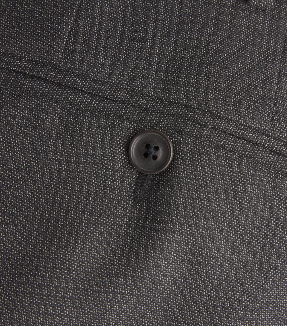 Canali Canali Wool 90Th Anniversary Tailored Trousers