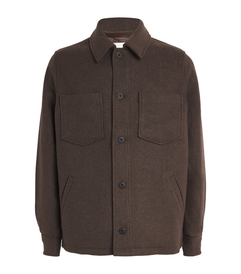  Samsoe Samsoe Wool-Blend Overshirt