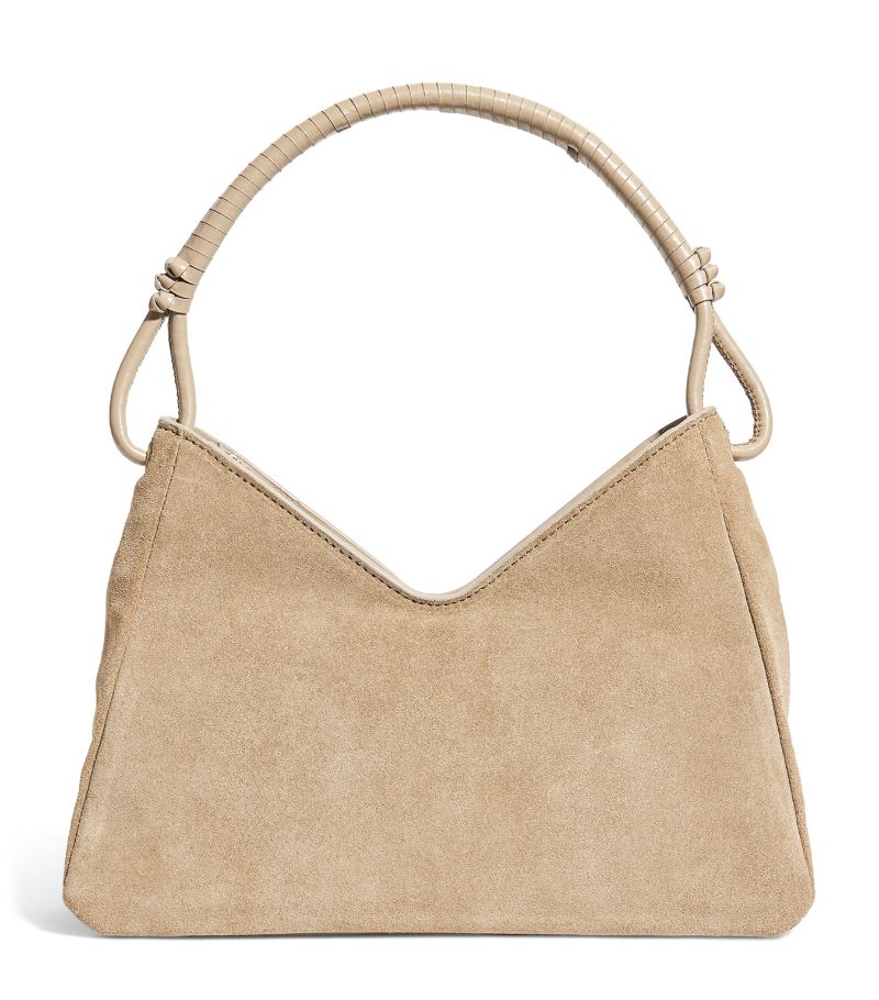 Staud Staud Suede Valerie Top-Handle Bag