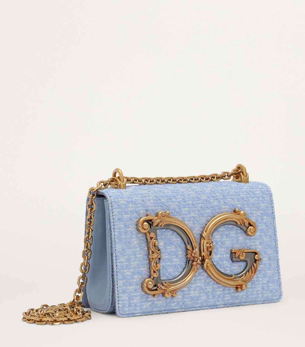 Dolce & Gabbana Dolce & Gabbana Medium Bouclé Dg Girls Shoulder Bag