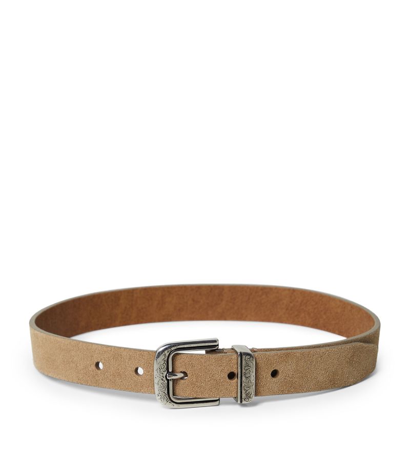 Brunello Cucinelli Kids Brunello Cucinelli Kids Suede Buckle Belt