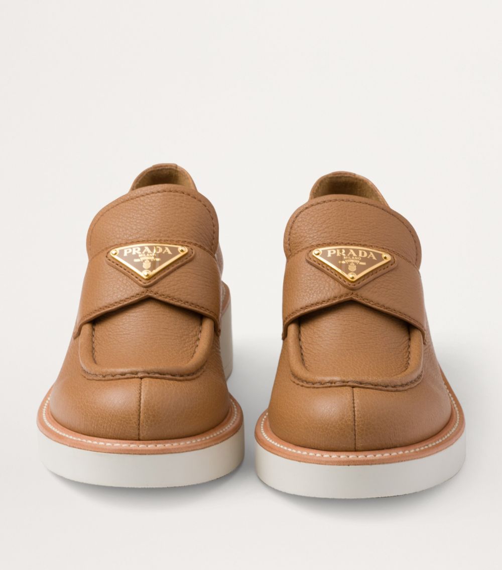 Prada Prada Leather Loafers