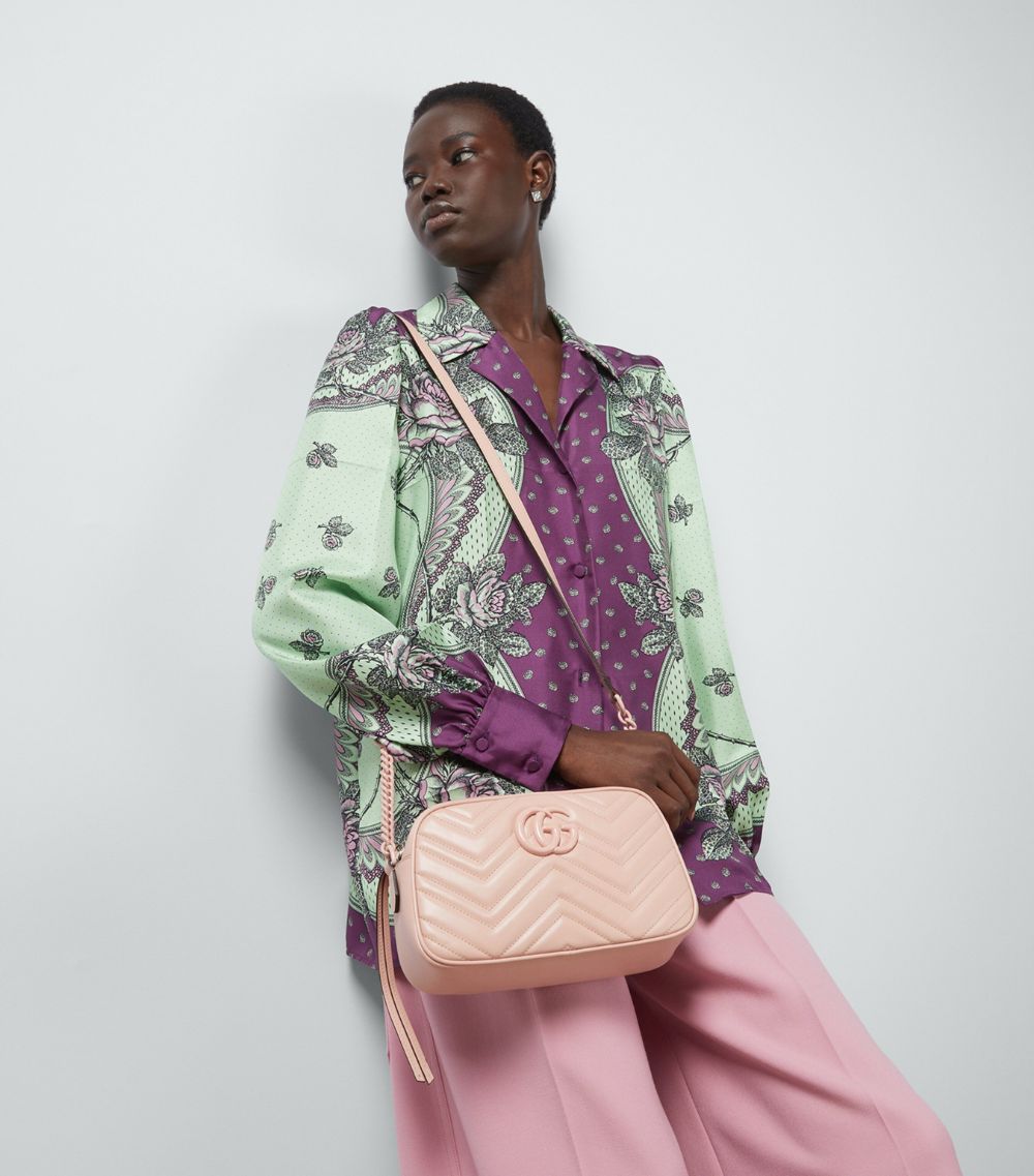 Gucci Gucci Mini Gg Marmont Matelassé Shoulder Bag