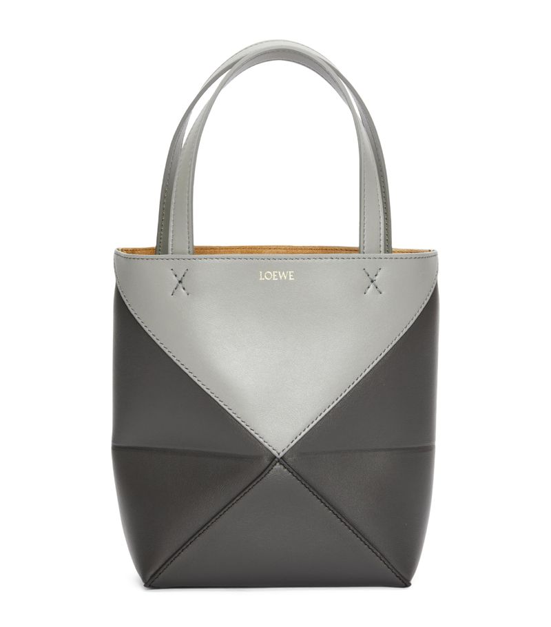 Loewe Loewe Mini Leather Puzzle Fold Tote Bag