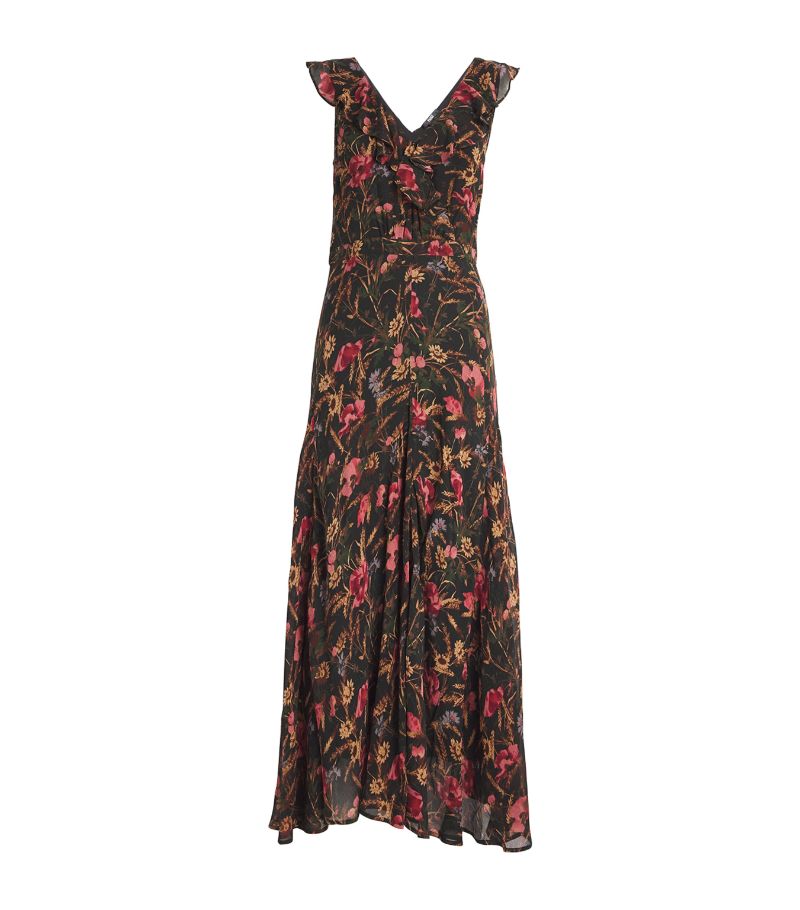 Paige Paige Silk Floral Sharleen Maxi Dress