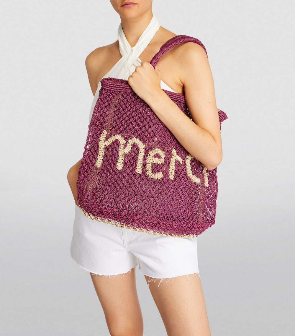 The Jacksons the Jacksons Woven Merci Tote Bag