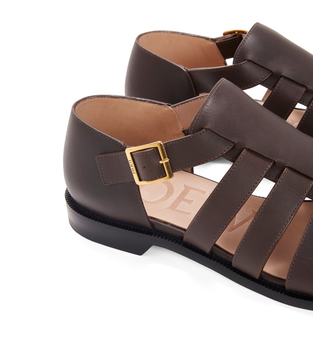 Loewe Loewe Leather Campo Sandals