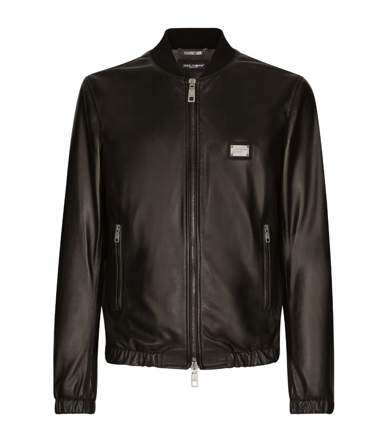 Dolce & Gabbana Dolce & Gabbana Lambskin Bomber Jacket