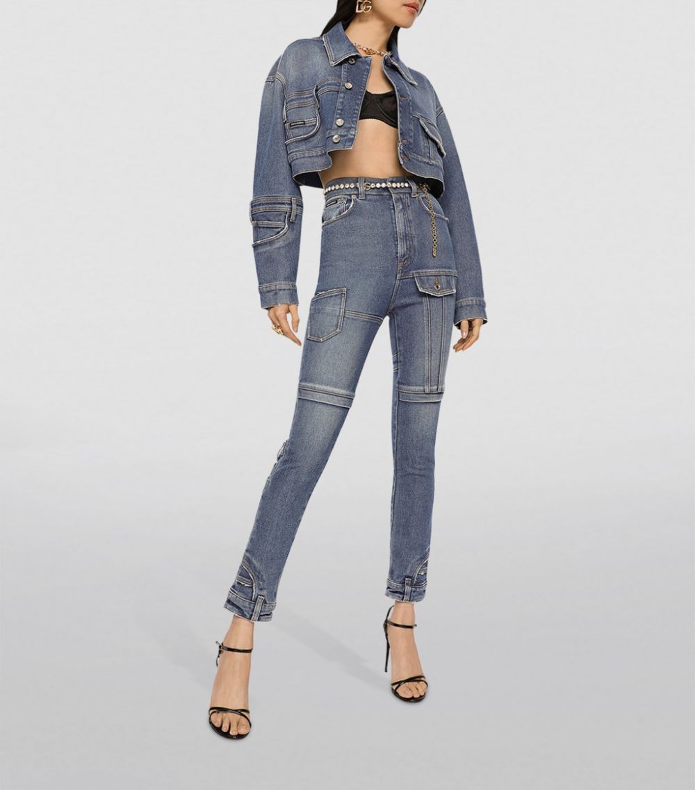 Dolce & Gabbana Dolce & Gabbana Cropped Denim Jacket