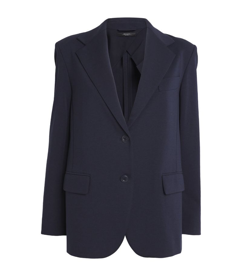 Weekend Max Mara Weekend Max Mara Jersey Single-Breasted Blazer