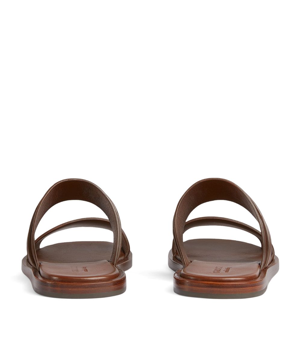 Gucci Gucci Leather Interlocking G Sandals