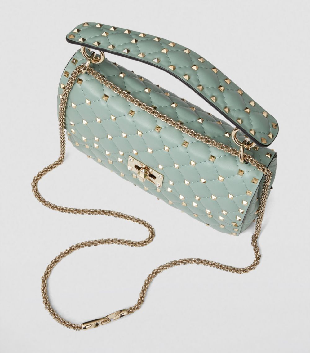 VALENTINO GARAVANI Valentino Garavani Leather Rockstud Spike Shoulder Bag