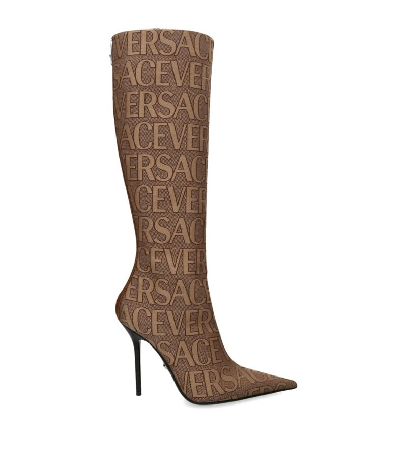 Versace Versace Knife Knit Boots 110