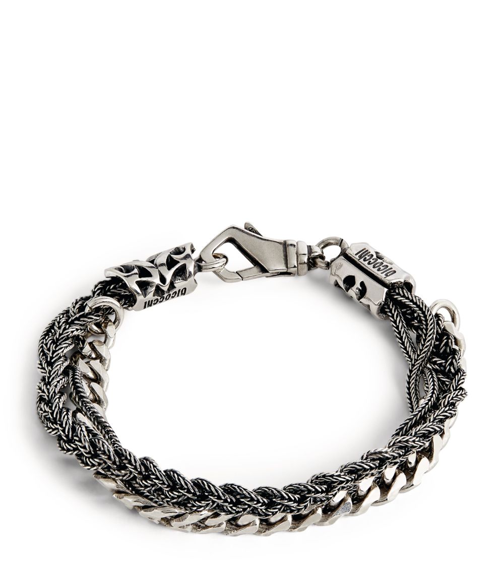 Emanuele Bicocchi Emanuele Bicocchi Sterling Silver Multi-Chain Bracelet