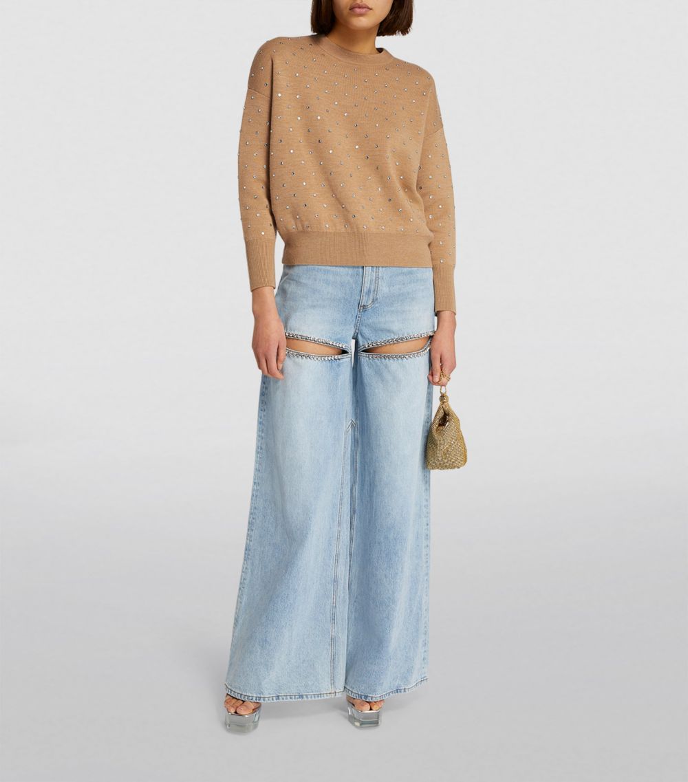 Rabanne Rabanne Crystal-Embellished Sweater