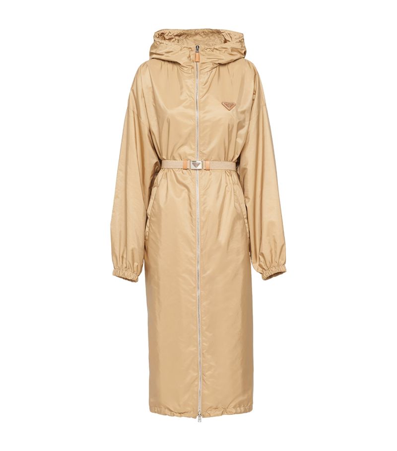 Prada Prada Re-Nylon Long Raincoat