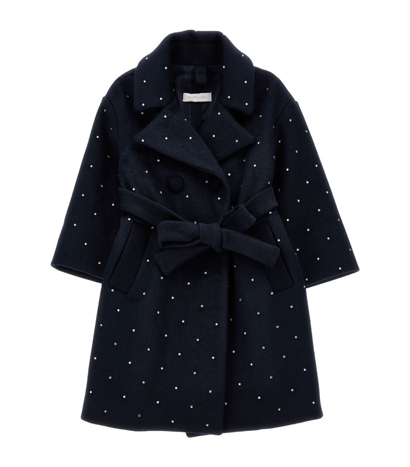 Monnalisa Monnalisa Wool-Blend Embellished Coat (2-16 Years)