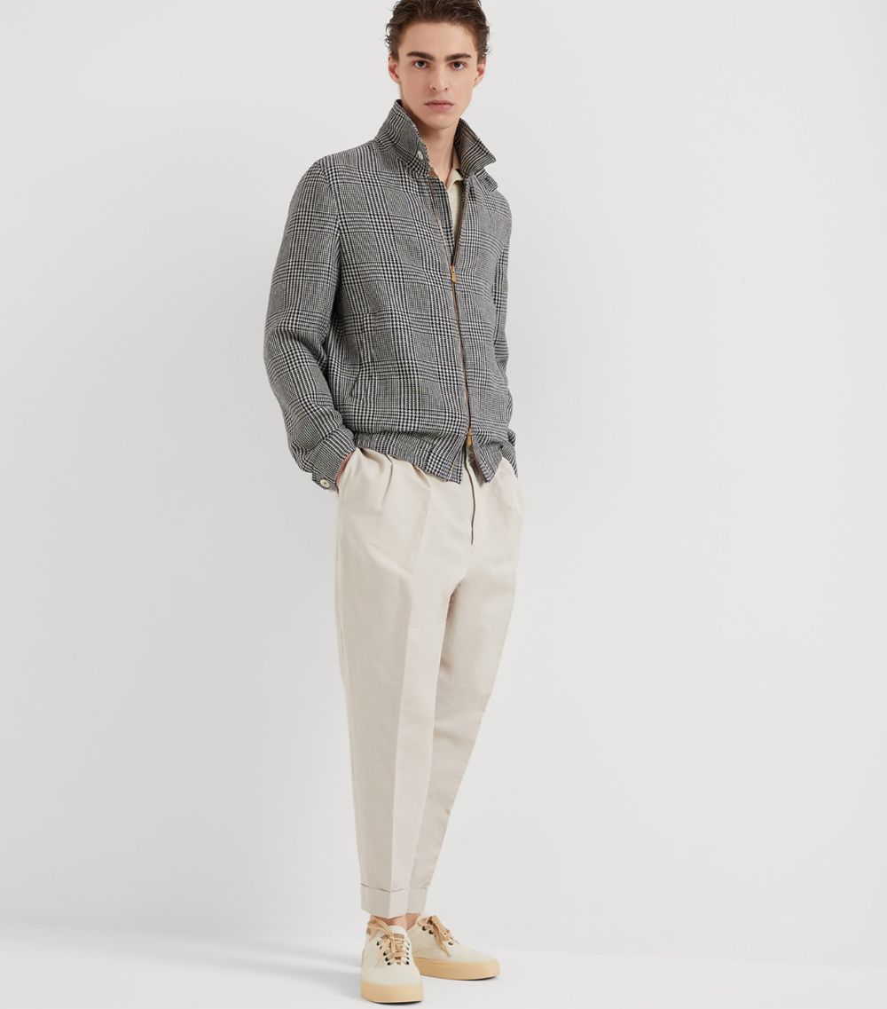 Brunello Cucinelli Brunello Cucinelli Linen-Cotton Relaxed Chinos