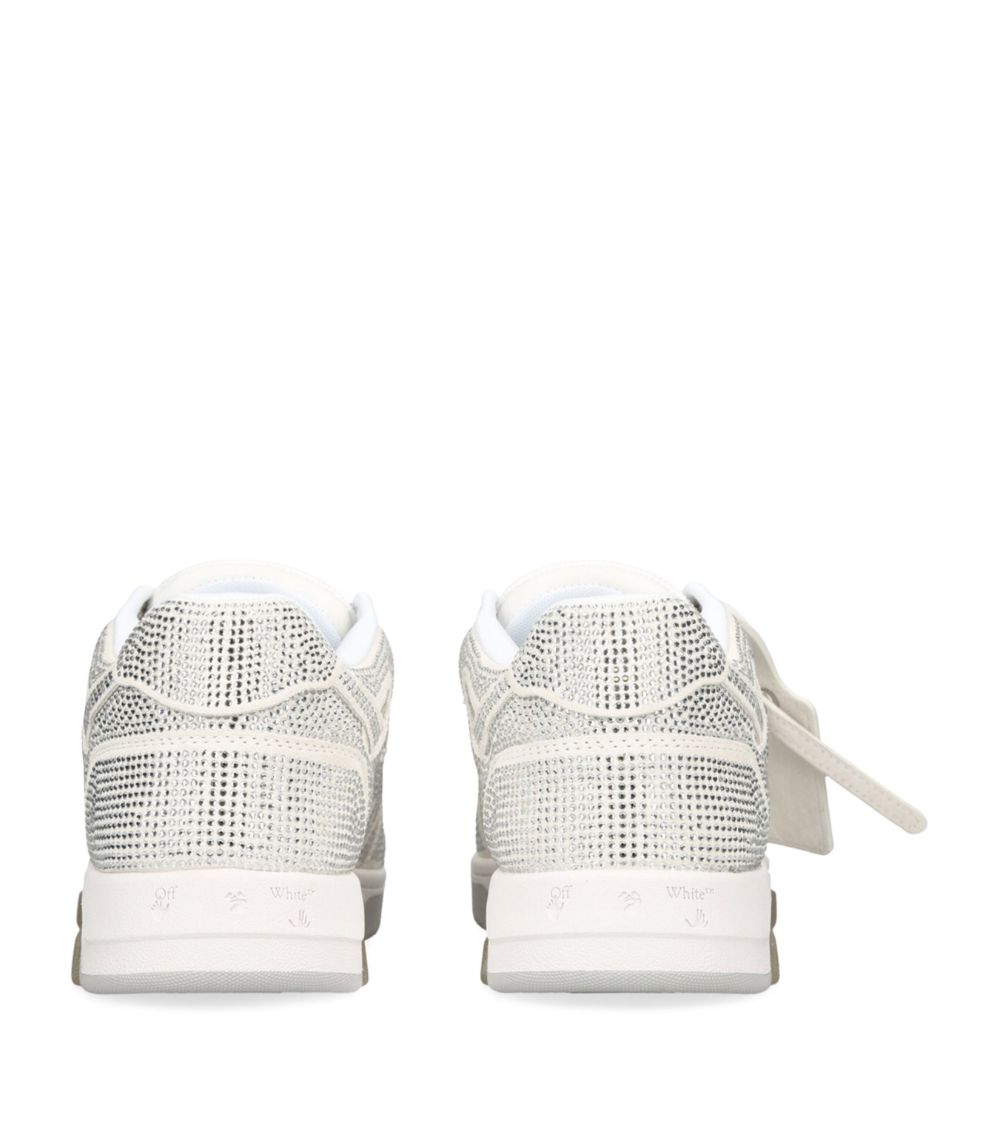 OFF-WHITE Off-White Crystal-Embellished Out of Office Sneakers