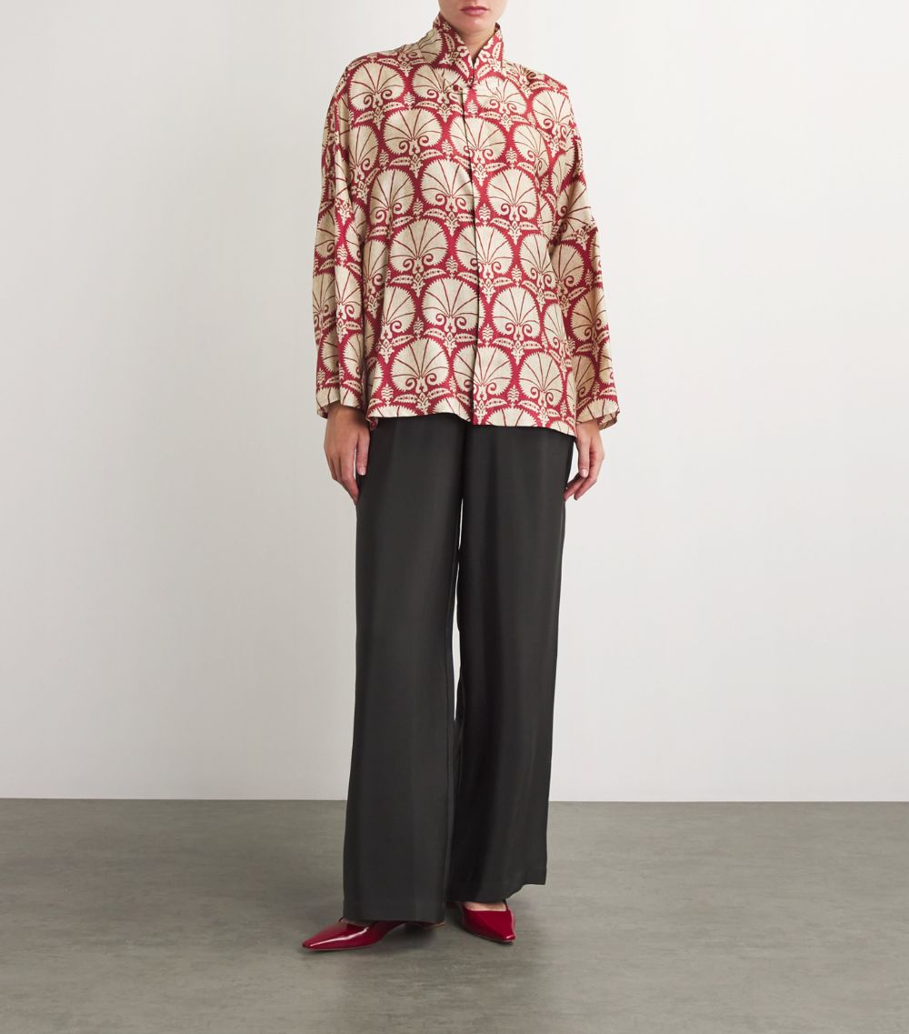 Eskandar Eskandar Silk Chinese Imperial Shirt