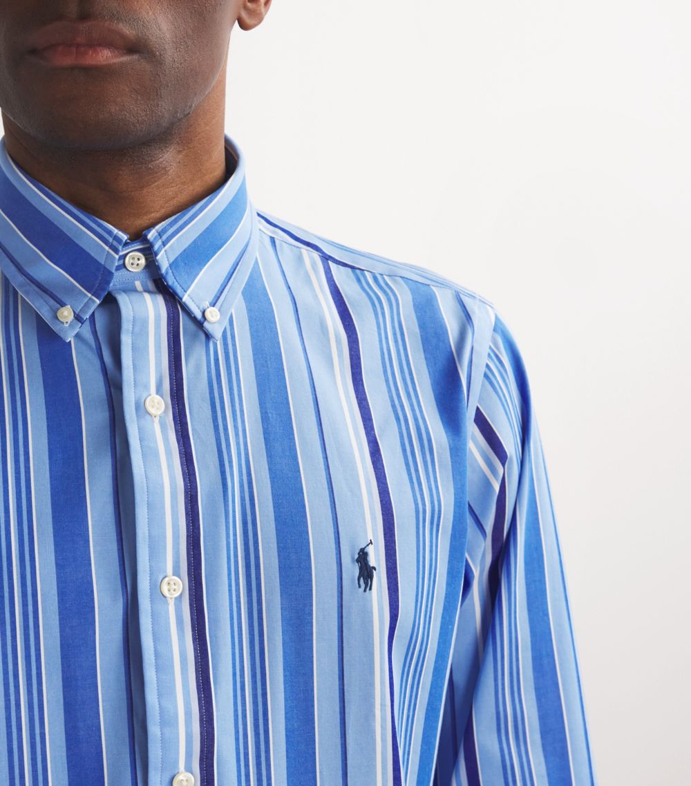 Polo Ralph Lauren Polo Ralph Lauren X Wimbledon Stretch-Cotton Striped Shirt